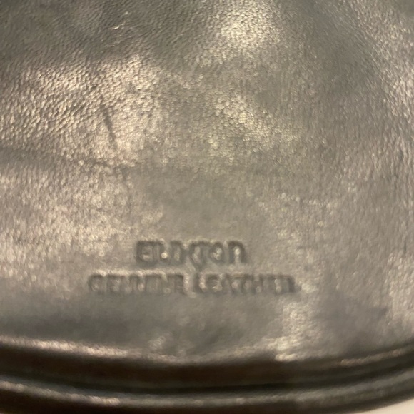 Buxton Black Leather Card Coin Case - Picture 2 of 6